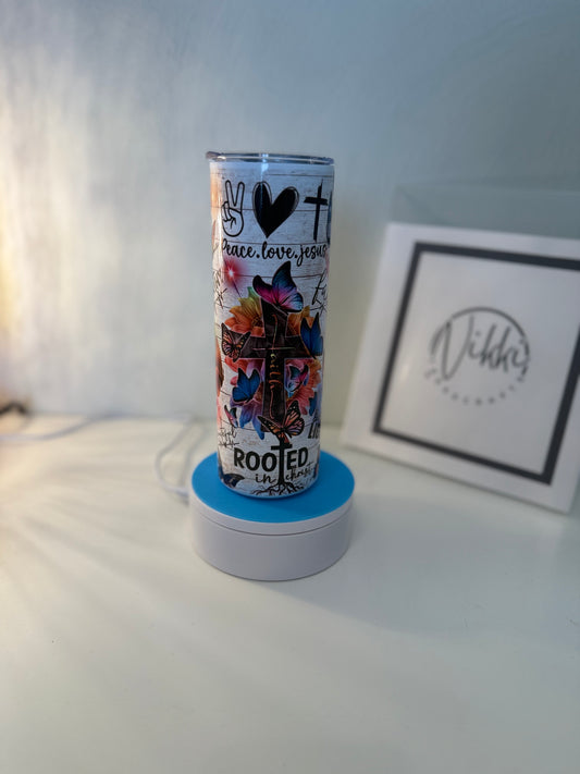 Faith-Based Colorful Inspirational Tumbler