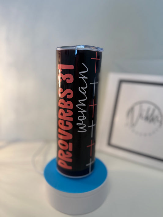 Proverbs 31 Woman Tumbler – Inspirational Christian Gift